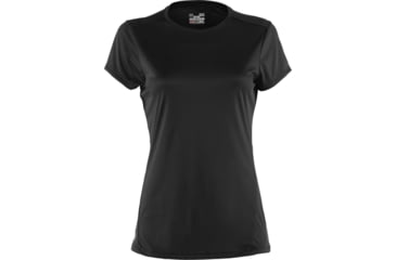 Image of Under Armour UA Tactical HeatGear Compression T-Shirt - Womens, Black, X-Small, 1235253001XS