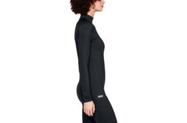 Image of Under Armour UA Tactical Reactor Mock Base T-Shirt - Womens, Black, Large, 1316921001LG