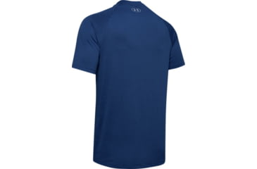 Image of Under Armour UA Tech Short Sleeve Shirt - Men's, Large, American Blue, 1345317449LG