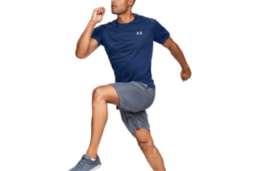 Image of Under Armour UA Tech Short Sleeve Shirt - Men's, Large, American Blue, 1345317449LG