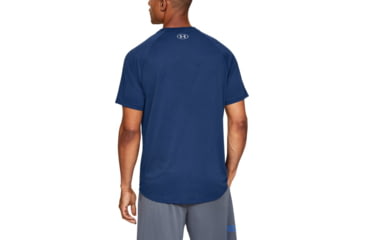 Image of Under Armour UA Tech Short Sleeve Shirt - Men's, Large, American Blue, 1345317449LG