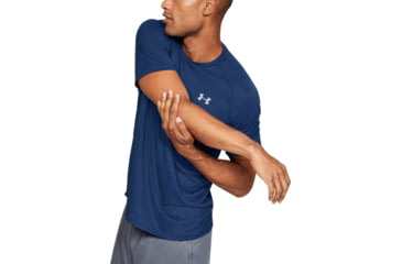Image of Under Armour UA Tech Short Sleeve Shirt - Men's, Large, American Blue, 1345317449LG