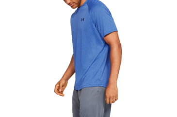 Image of Under Armour UA Tech Short Sleeve Shirt - Men's, Medium, Blue, 1345317486MD