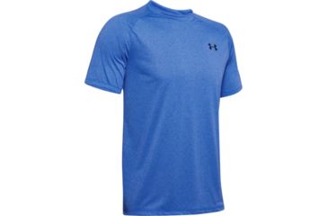 Image of Under Armour UA Tech Short Sleeve Shirt - Men's, Medium, Blue, 1345317486MD