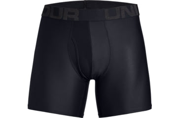 Image of Under Armour UA Tech Boxerjock 6in 2-Pack - Mens, Black, 3X-Large, 13274150013XL