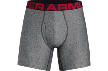 Image of Under Armour UA Tech Boxerjock 6in 2-Pack - Mens, Black/Black, Small, 1327415011SM