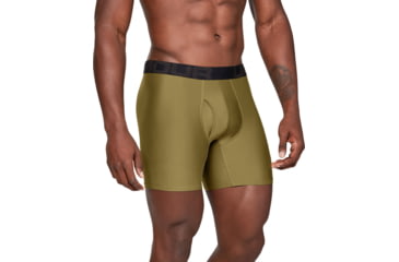 Image of Under Armour UA Tech Boxerjock 6in 2-Pack - Mens, Canyon Green, 2X-Large, 13274153092X