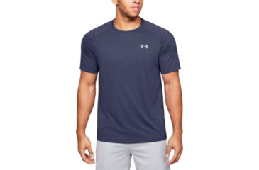 Image of Under Armour UA Tech Short Sleeve Shirt - Mens, Extra Large, Blue Ink, 1345317497XL
