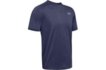 Image of Under Armour UA Tech Short Sleeve Shirt - Mens, Extra Large, Blue Ink, 1345317497XL