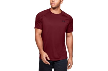 Image of Under Armour UA Tech Short Sleeve Shirt - Mens, 3XL, Cordova, 13453176153X