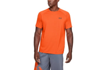 Image of Under Armour UA Tech Short Sleeve Shirt - Mens, 2XL, Ultra Orange, 13453178562X