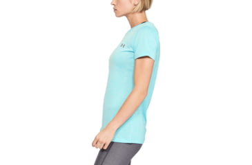 Image of Under Armour UA Tech Twist Short Sleeve Shirt - Womens, Blue Haze, Small, 1277206426SM