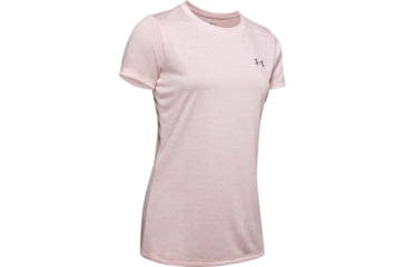 Image of Under Armour UA Tech Twist Short Sleeve Shirt - Womens, French Gray, X-Large, 1277206080XL