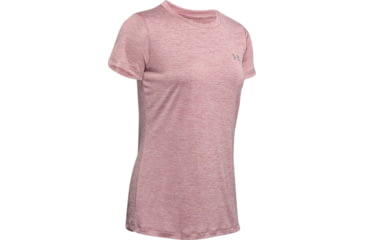 Image of Under Armour UA Tech Twist Short Sleeve Shirt - Womens, Hushed Pink, 2X-Large, 12772066622X