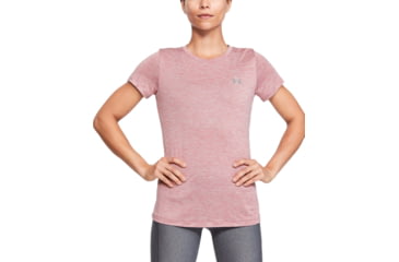 Image of Under Armour UA Tech Twist Short Sleeve Shirt - Womens, Hushed Pink, 2X-Large, 12772066622X