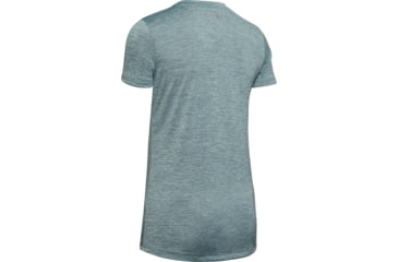 Image of Under Armour UA Tech Twist Short Sleeve Shirt - Womens, Hushed Turquoise, Large, 1277206396LG