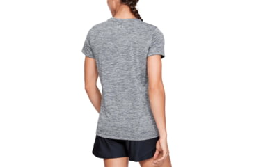 Image of Under Armour UA Tech Twist Short Sleeve Shirt - Womens, Pitch Gray, 2X-Large, 12772060122X