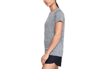Image of Under Armour UA Tech Twist Short Sleeve Shirt - Womens, Pitch Gray, 2X-Large, 12772060122X