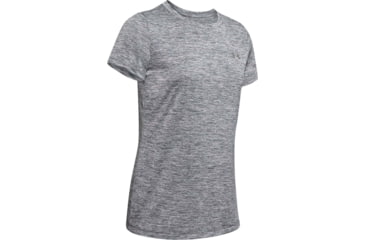 Image of Under Armour UA Tech Twist Short Sleeve Shirt - Womens, Pitch Gray, 2X-Large, 12772060122X