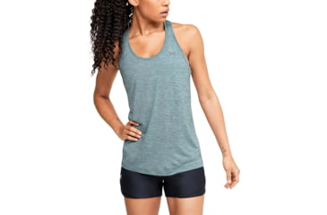 Image of Under Armour UA Tech Twist Tank Top - Womens, Hushed Turquoise, X-Small, 1275487396XS