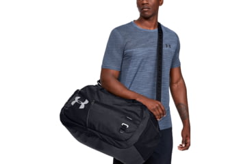 Image of Under Armour UA Undeniable 4.0 Medium Duffle Bag, Black, One Size Fits All, 1342657001OSFA