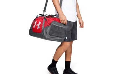 Image of Under Armour UA Undeniable Duffle 3.0 Travel Duffel Bag, Red, Medium, 1300213600OSFA