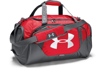 Image of Under Armour UA Undeniable Duffle 3.0 Travel Duffel Bag, Red, Medium, 1300213600OSFA