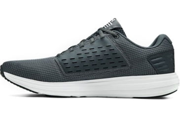 Image of Under Armour UA Surge SE Road Running Shoe - Mens, Pitch Gray/Onyx White/Khaki Base, 10, 3021231-103-10