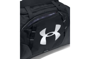 Image of Under Armour Undeniable 3.0 Small Duffle Bag, Black/Silver, 1300214-001-OSFA