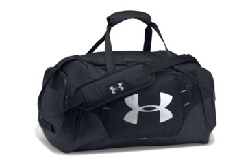 Image of Under Armour Undeniable Duffle 3.0 SM, Black/Black/Silver, OSFA, 1300214-001-OSFA