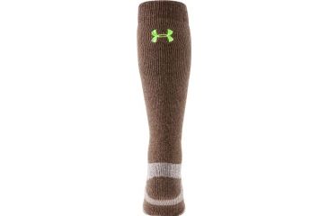 Image of Under Armour Under Armour Scent Control II Over-The-Calf Sock, Hearthstone/Orange, 9-11 Medium U724-HST/VEL-MD