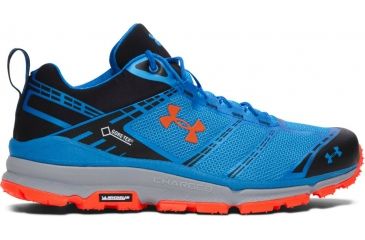 Image of Verge Low GTX Hiking Shoe - Mens-Blue/Blue/Orange-Medium-8