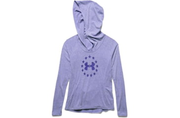 Image of Under Armour Womens Freedom Triblend Hoody,Deep Orchid,Large 1255068899LG