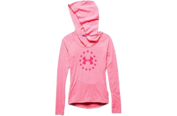 Image of Under Armour Womens Freedom Triblend Hoody,Harmony Red,Large 1255068962LG
