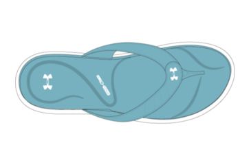 Image of Under Armour UA Marbella VII Sandals - Women's, 8, White/Blue, 30227231018