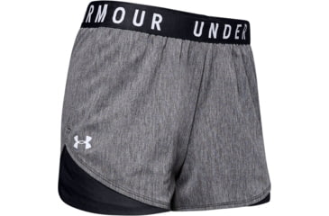 Image of Under Armour Womens Ua Play Up Shorts 3.0 Twist, Black - 1349125001LG