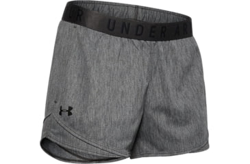 Image of Under Armour Womens Ua Play Up Shorts 3.0 Twist, Jet Gray - 13491250102X