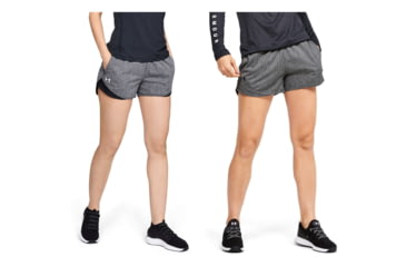 Image of Under Armour Women's Ua Play Up Shorts 3.0 Twist 1349125, Black, Jet Gray
