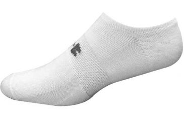 Image of Under Armour All Season Gear Solo Socks, Youth Large, White