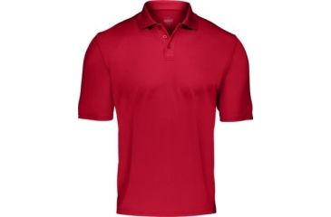 Image of UnderArmour Men's AllSeasonGear Tactical Range Polo - Red Color 1005492-600