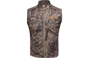Image of Under Armour Men's ColdGear Camo Hurlock Fleece Vest - Duckblind Color 1004043-399