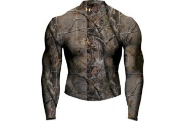 Image of Under Armour Men's ColdGear Camo Mock - Real Tree AP Color 104512C-340