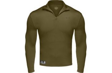 Image of UnderArmour Men's ColdGear Tactical 1/4 Zip - Marine Olive Drab Color 1005557-390