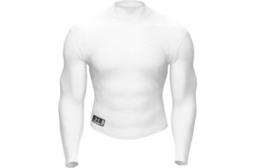 Image of UnderArmour Men's ColdGear Tactical Mock - White Color 1005512-100