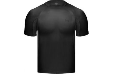 Image of Under Armour Men's HeatGear Tactical Approach Shortsleeve - Black Color 1005638-001