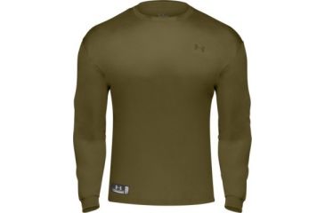Image of Under Armour Men's HeatGear Tactical Longsleeve T - Marine Olive Drab Color 1005385-390