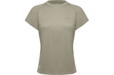 Image of UnderArmour Women's HeatGear Tactical Loose T - Desert Color 1005184-290