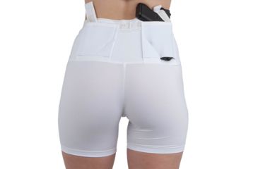 Image of Undertech Undercover Womens Concealment Holster Shorts,White 4020-WHI-MD