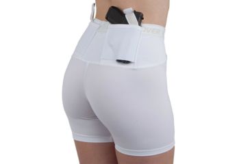 Image of Undertech Undercover Womens Concealment Holster Shorts,White 4020-WHI-MD