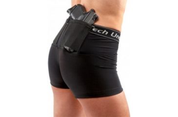 Image of UnderTech Undercover Womens Concealment Holster Short Shorts,Black,3XL T1118BK-3X